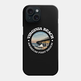 Vintage Virginia Beach Coastal US Ocean Virginia Beach Phone Case