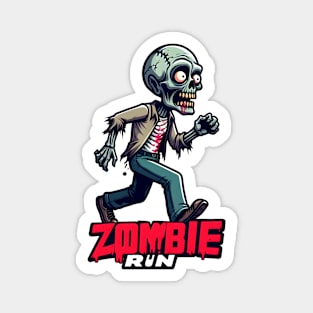 Zombie Run Magnet