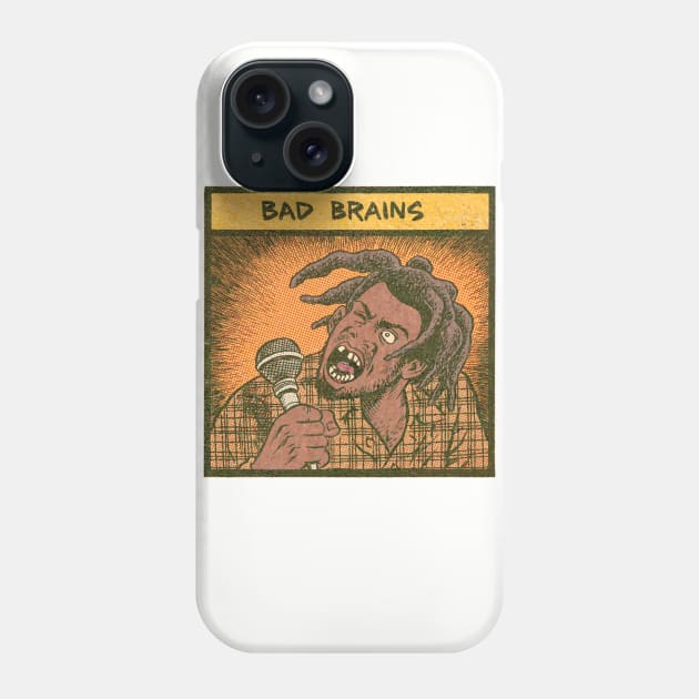 BAD BRAINS LETS ROCK Phone Case by OSCAR BANKS ART