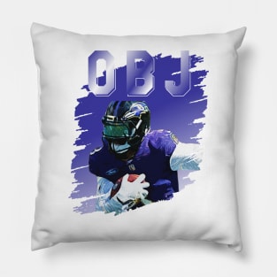 Odell Beckham Jr. Throw Pillow by Marcus Price - Pixels