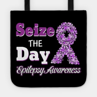 Seize The Day Epilepsy Awareness Tote