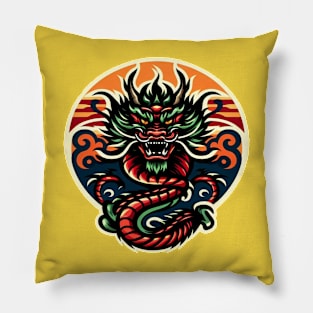 Dragon Logo Style-01 Pillow