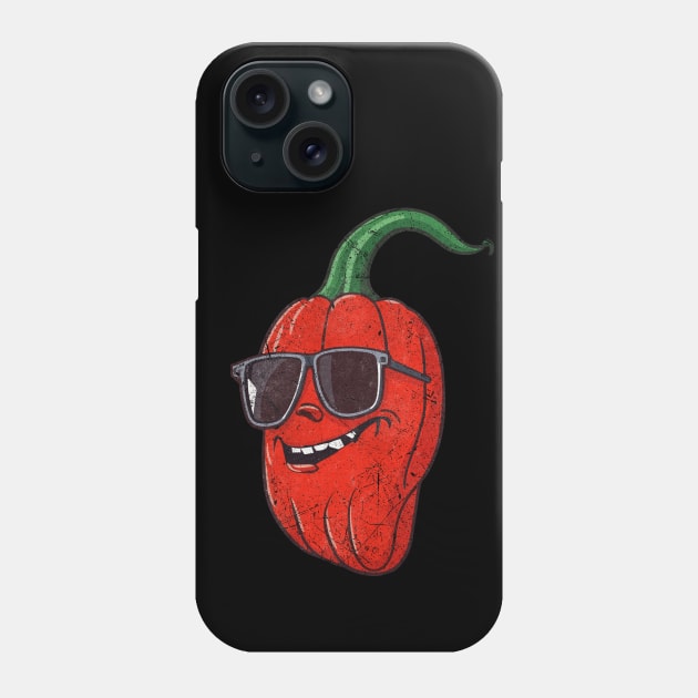 Vintage Hot Spicy Chili Pepper Phone Case by All-About-Words