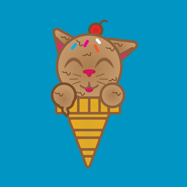 Kitty Cone (with sprinkles) by zay940