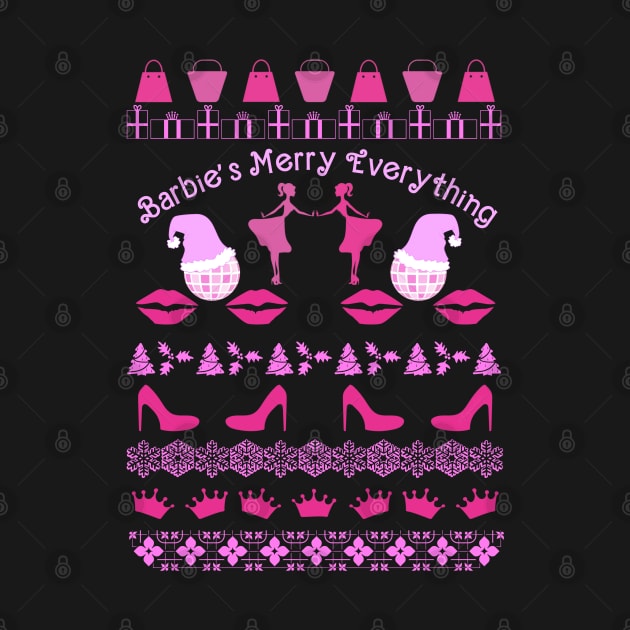 Barbie's Merry Everything - Holiday Sweater by LopGraphiX