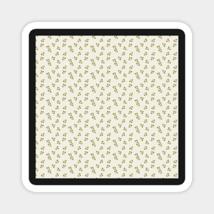 Grace Calico in Beige by Suzy Hager Magnet