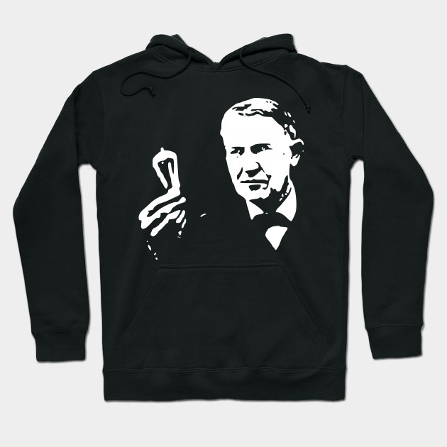 Thomas Edison Light Bulb Pop Art Edison Sweat A Capuche