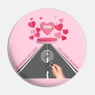 Love Trail to Valentine Pin