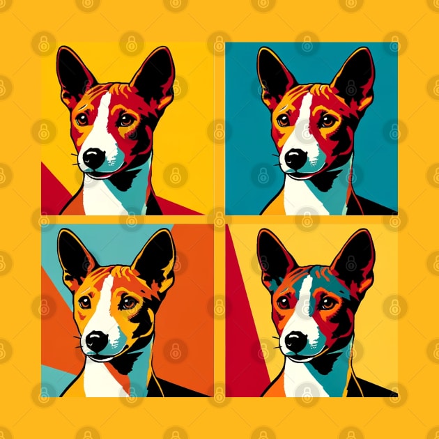 Basenji Pop Art - Dog Lovers by PawPopArt