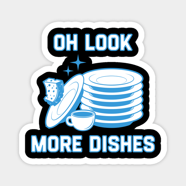 Oh Look More Dishes Magnet by NysdenKati