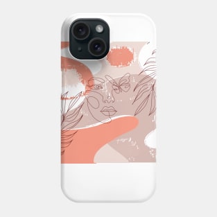 Face of an angel Phone Case