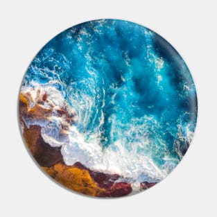 Deep Blue Ocean Pin