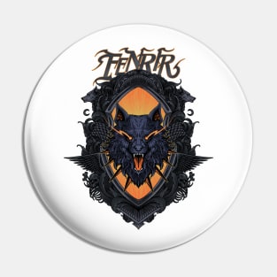 Fenrir Demon Wolf Pin