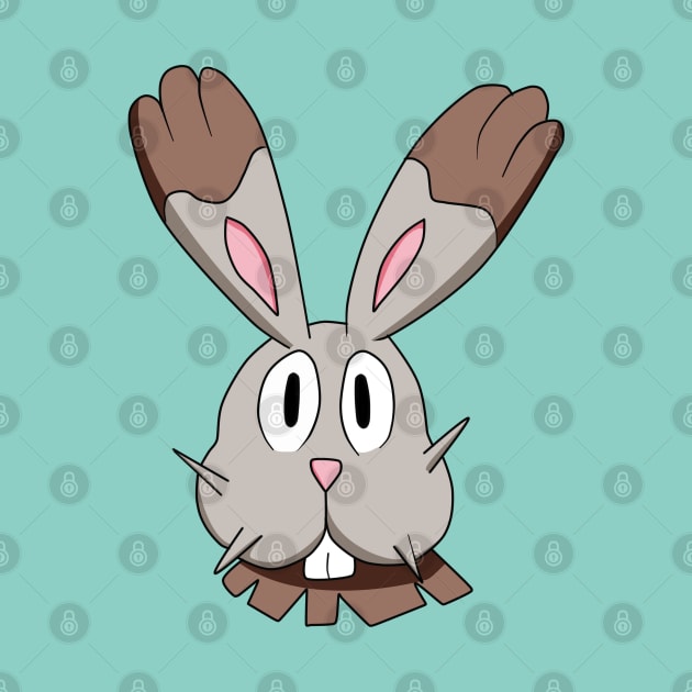 Bunny Head by Blackmoonrose13