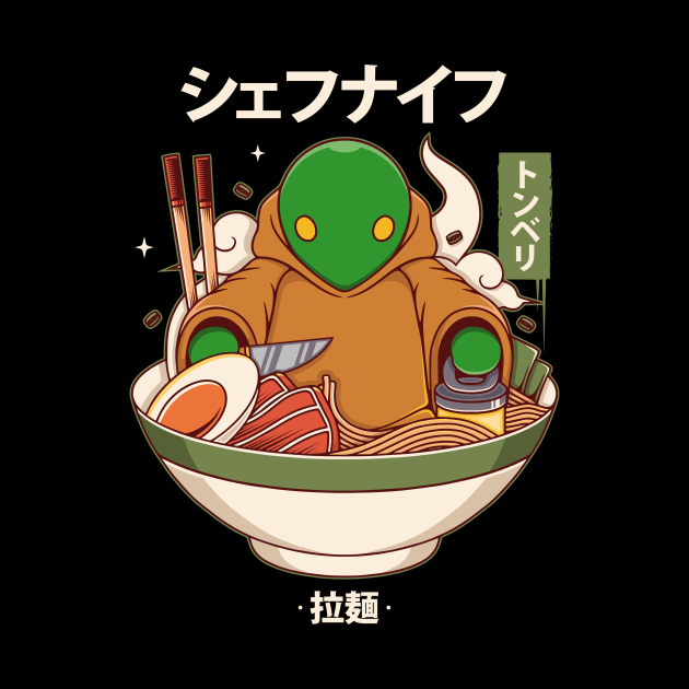 Tonberry Ramen by Alundrart