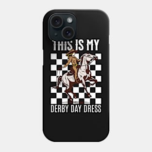 This Is My Derby Day Dress Horse Racing Lover Day For Women Phone Case