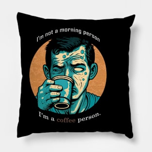 Coffee person Pillow