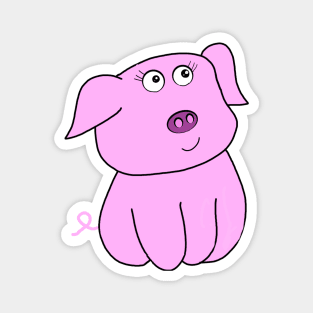 Pig hand draw by Launakey Magnet