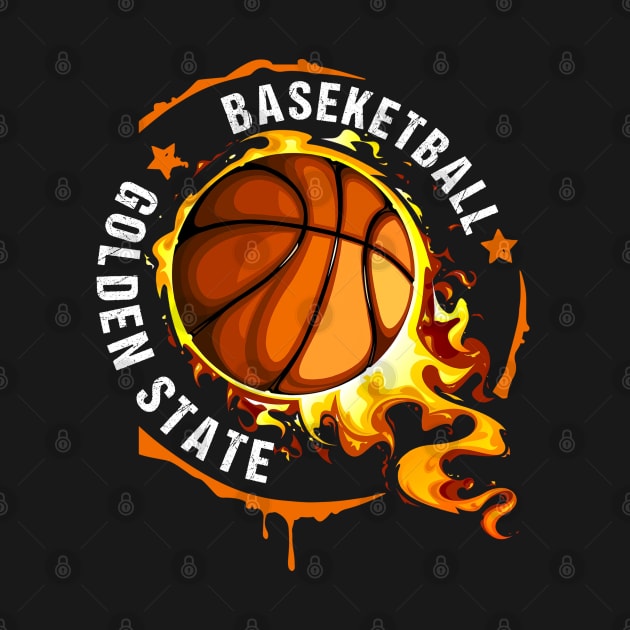 Graphic Basketball Name Golden Classic Styles by Irwin Bradtke