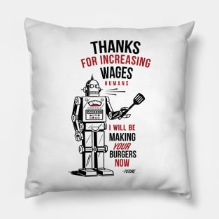 Robot Worker Pillow