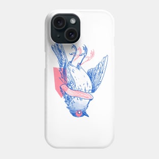 Falling bird Phone Case