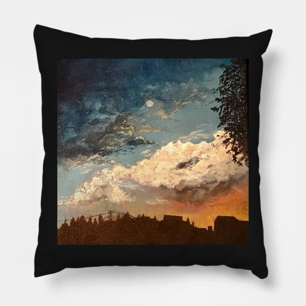 Evening Supercell Pillow by csteever