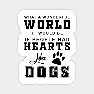 dogs hearts Magnet