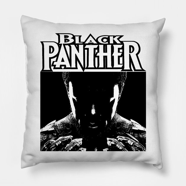 BLACK PANTHER Pillow by peekxel