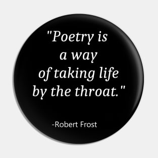 Quote For National Poetry Month Pin