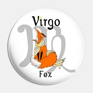 Virgo Fox Pin