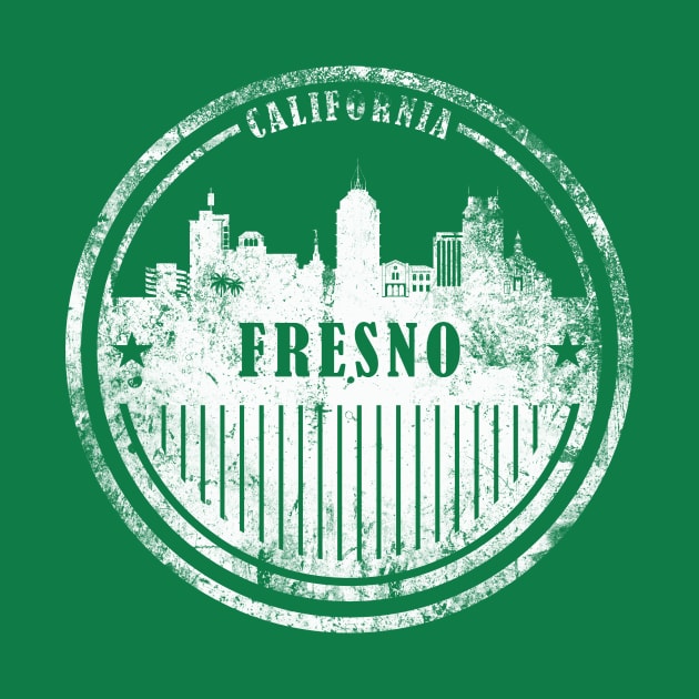 Fresno California Art by DimDom