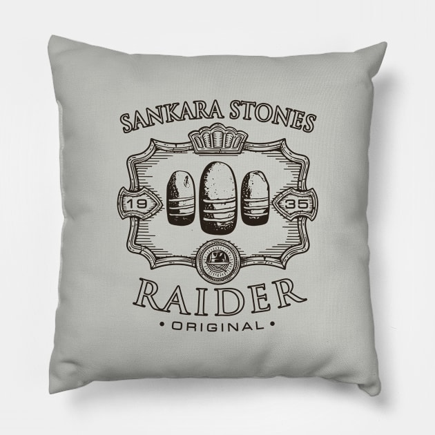 Sacred Stones Raider Pillow by Olipop