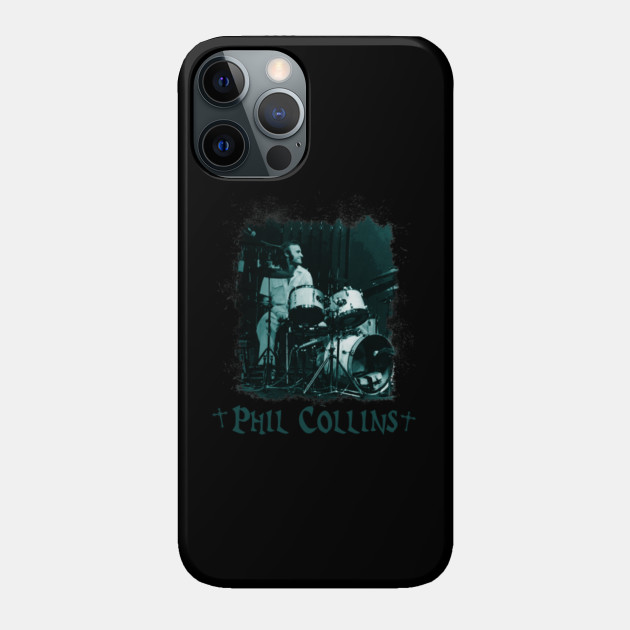 Phil Collins-blue poster style - Musician - Phone Case