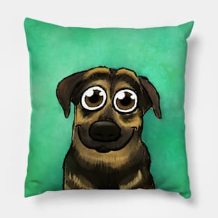 Karlo - cute cartoon dog Pillow