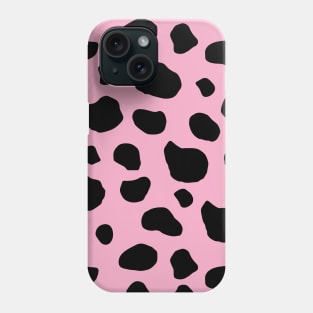 Cow Print, Cow Pattern, Cow Spots, Pink Cow Phone Case