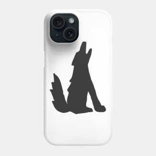 Simple Coyote Symbol from Western Native Style Phone Case