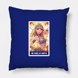 the wheel of fortune - swiftie tarot card Pillow