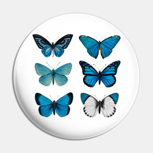 Blue Beauties Pin