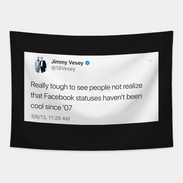 jimmy vesey tweet Tapestry by cartershart