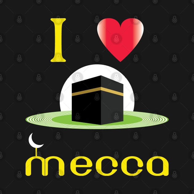 Mecca Kaaba Hajj gift-I love mecca kaaba hajj gift by egygraphics