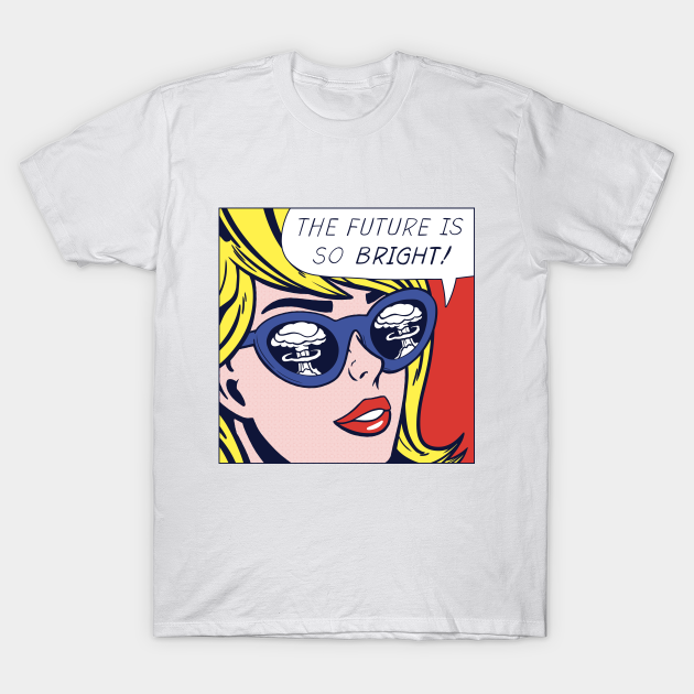 Pop Optimistic Girl - Pop Art - T-Shirt