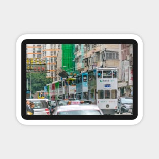 Ding Ding- Hong Kong Tram, Trolley Bus Magnet