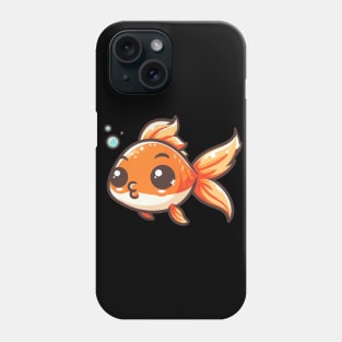 Cute Vectoral Goldfish Face Phone Case