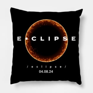 USA Solar Eclipse 2024 Total Solar Eclipse April 4.08.24 Pillow