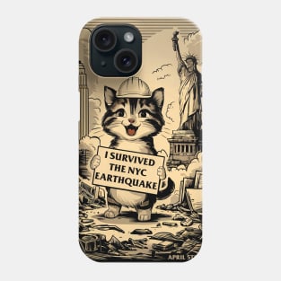 I-survived-the-nyc-earthquake Phone Case