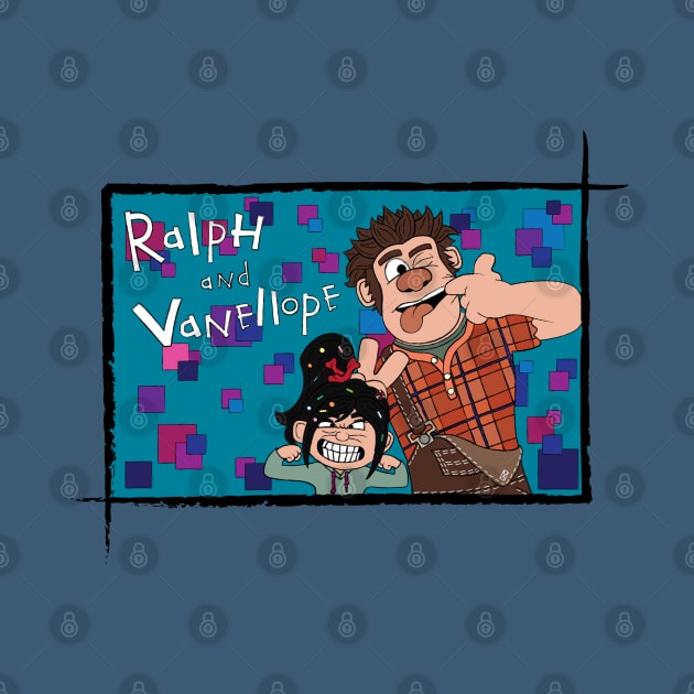 Ralph & Vanellope by Leidemer Illustration 