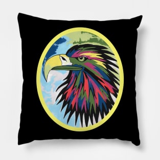 Spirited Eagle Pillow