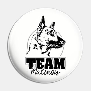 Belgian Malinois Team dog sport lover gift Pin