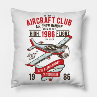 Born to Fly - Aircraft Club Pillow