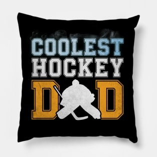 Hockey Dad Fathers Day Pillow